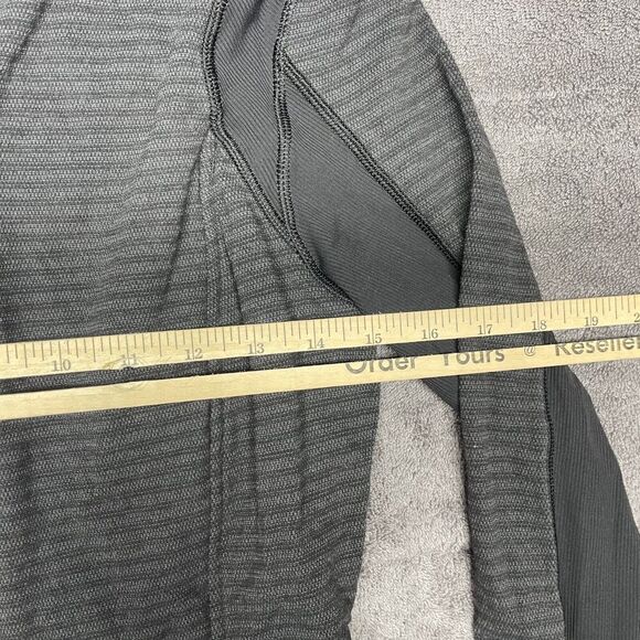 Lululemon Women Activewear Jacket 8 Black Bhakti Yoga Asymmetric Full Zip - Picture 9 of 10